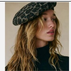 Free People X Understated leather leopard print Bret